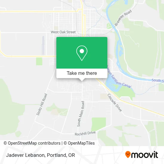 Jadever Lebanon map