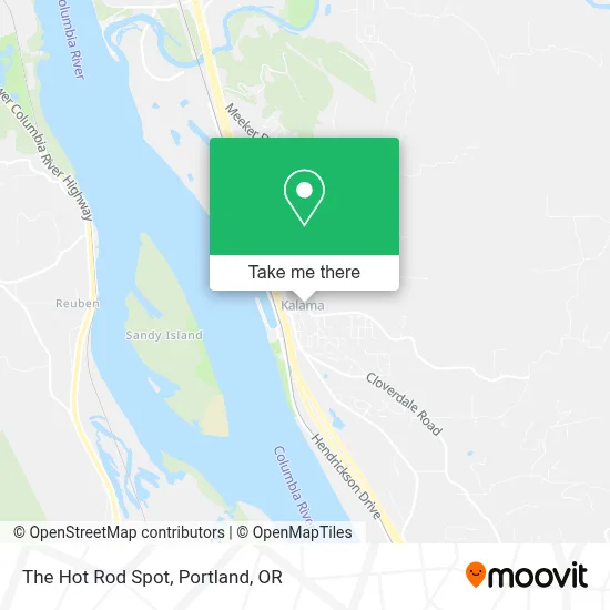 The Hot Rod Spot map