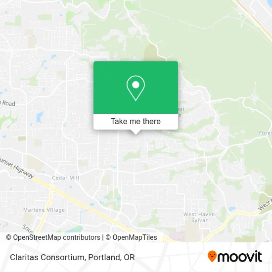 Claritas Consortium map