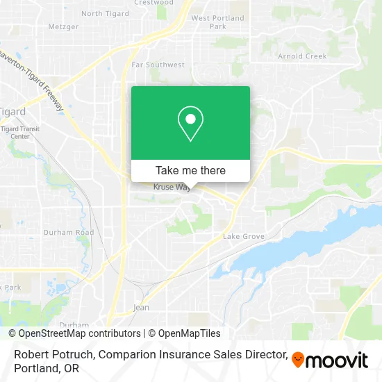 Robert Potruch, Comparion Insurance Sales Director map