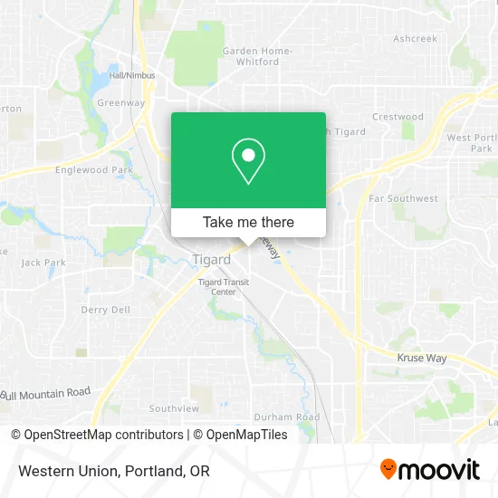 Western Union map