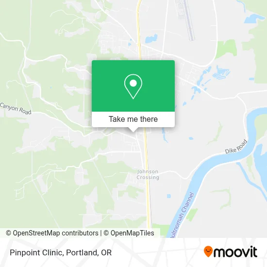 Pinpoint Clinic map