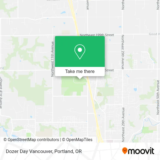 Dozer Day Vancouver map