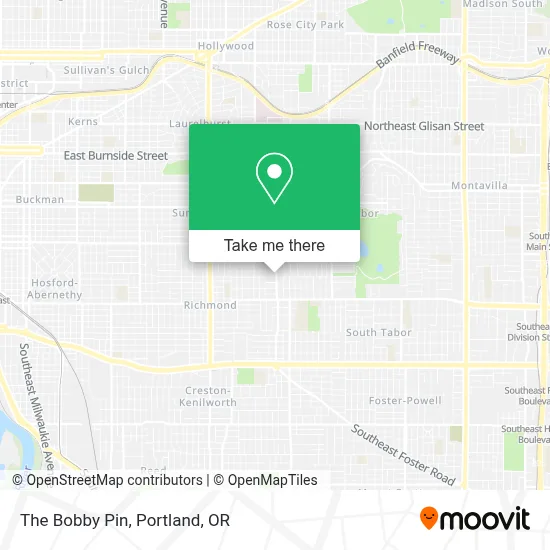 The Bobby Pin map