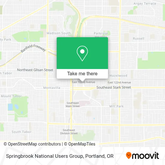 Springbrook National Users Group map