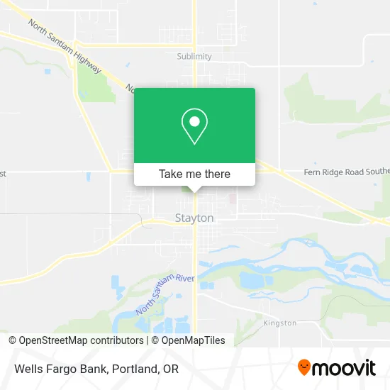 Wells Fargo Bank map