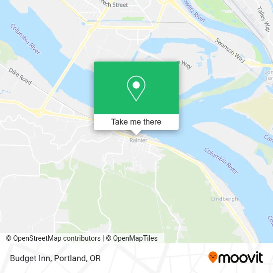 Budget Inn map