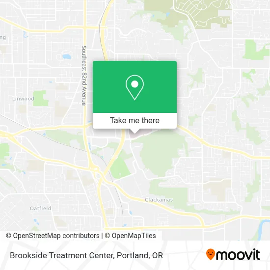 Brookside Treatment Center map
