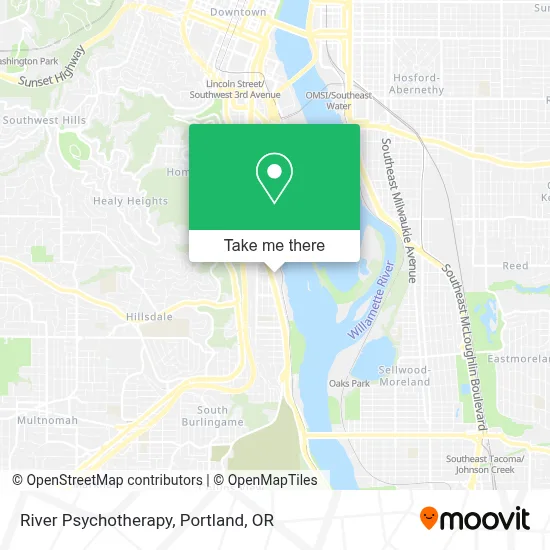 River Psychotherapy map