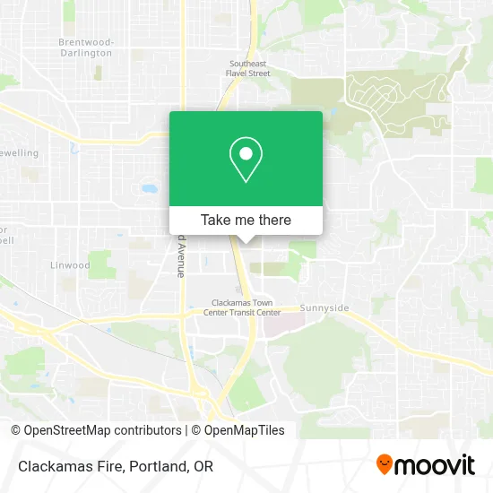 Clackamas Fire map