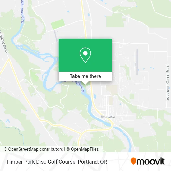 Timber Park Disc Golf Course map