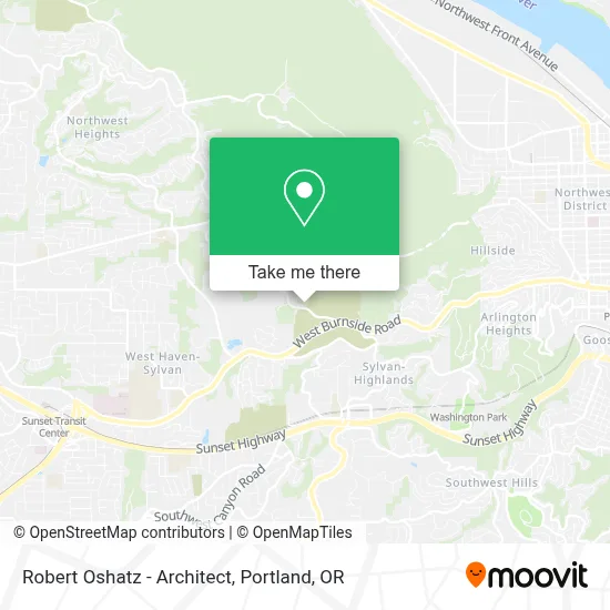 Robert Oshatz - Architect map