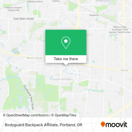 Bodyguard Backpack Affiliate map