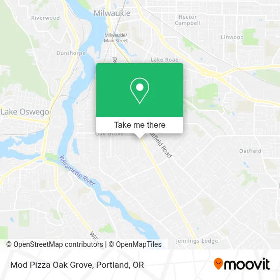 Mod Pizza Oak Grove map