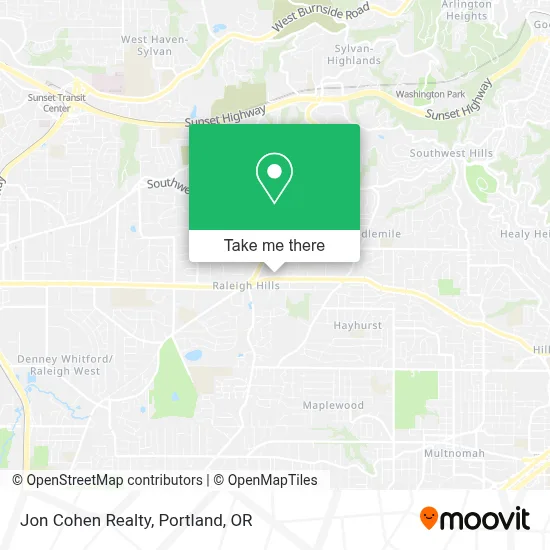 Jon Cohen Realty map