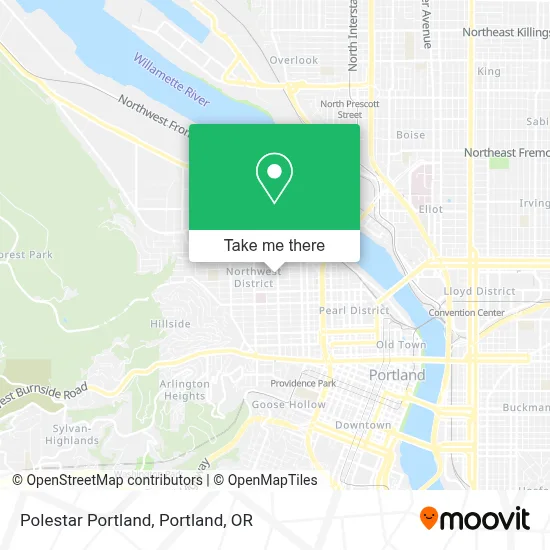 Polestar Portland map