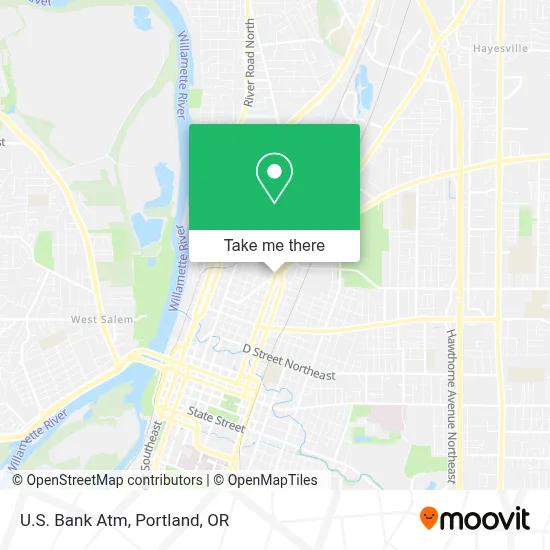 U.S. Bank Atm map