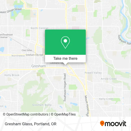 Gresham Glass map