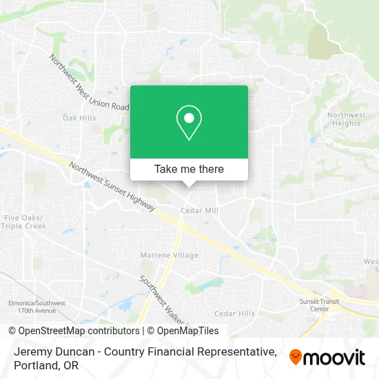 Jeremy Duncan - Country Financial Representative map