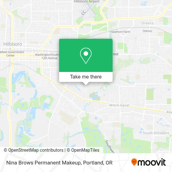 Nina Brows Permanent Makeup map