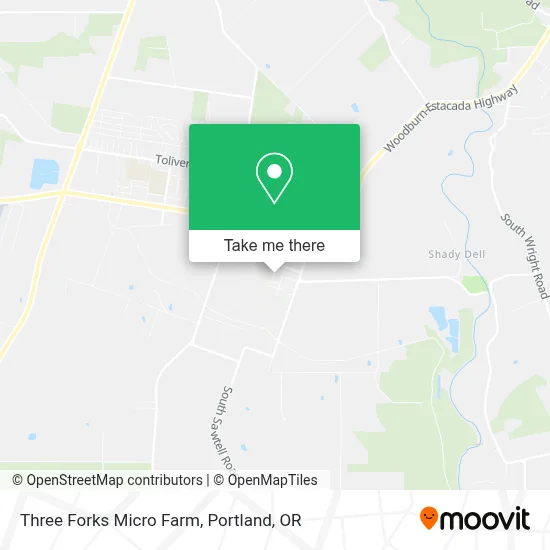 Three Forks Micro Farm map