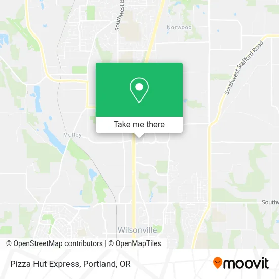 Pizza Hut Express map