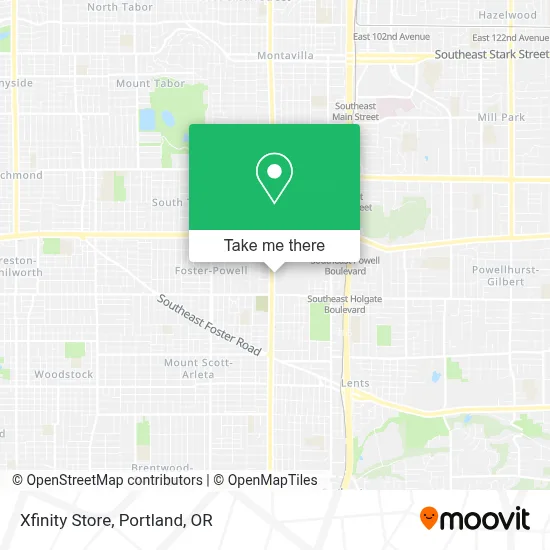 Xfinity Store map