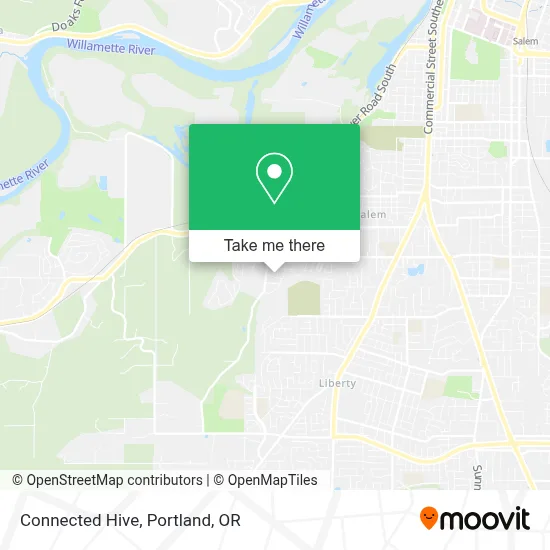 Connected Hive map