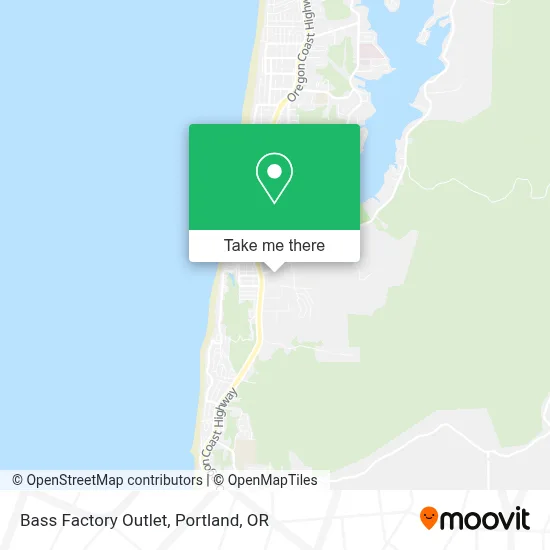 Bass Factory Outlet map