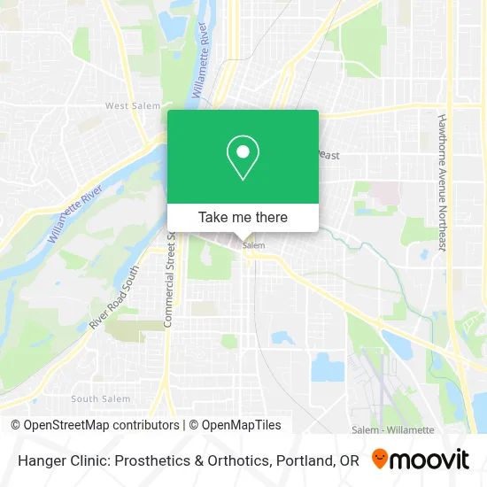 Hanger Clinic: Prosthetics & Orthotics map
