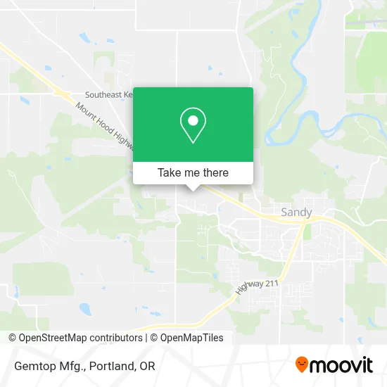 Gemtop Mfg. map