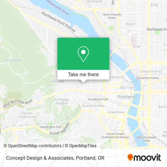 Concept Design & Associates map