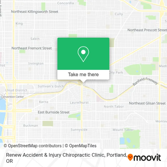 Renew Accident & Injury Chiropractic Clinic map