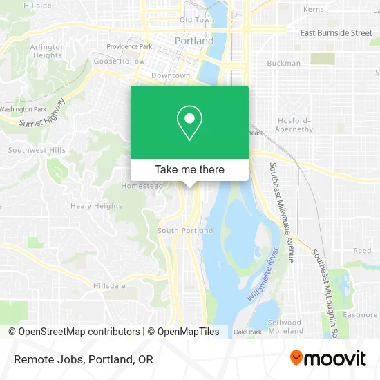 Remote Jobs map
