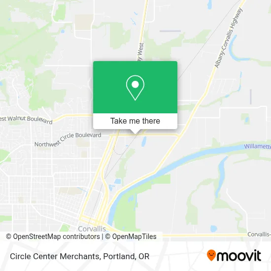 Circle Center Merchants map