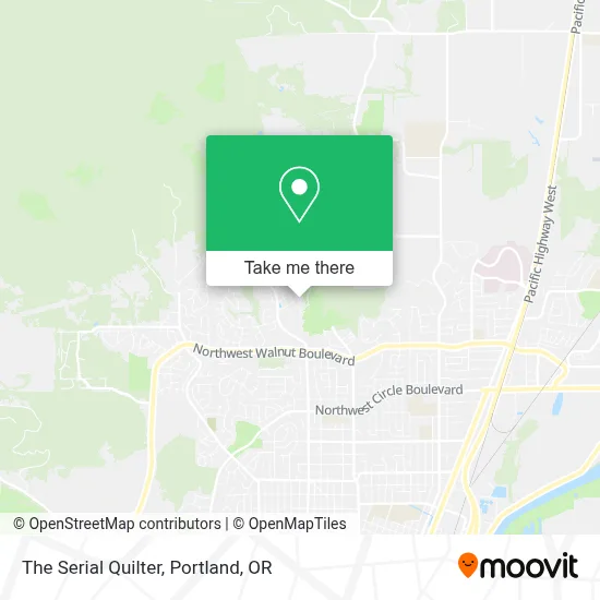 The Serial Quilter map