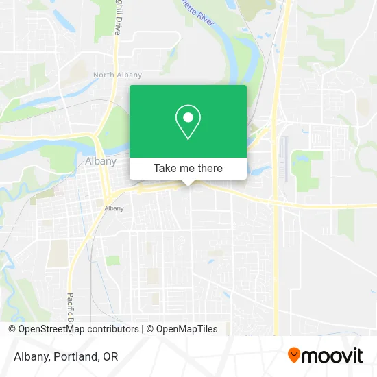 Albany map