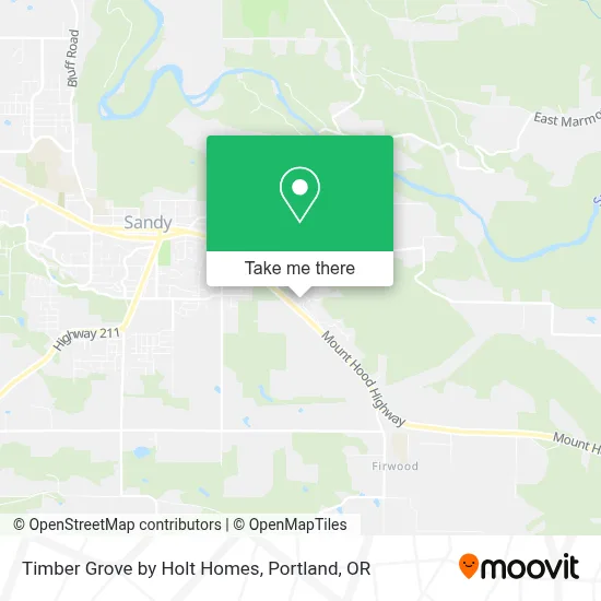 Timber Grove by Holt Homes map