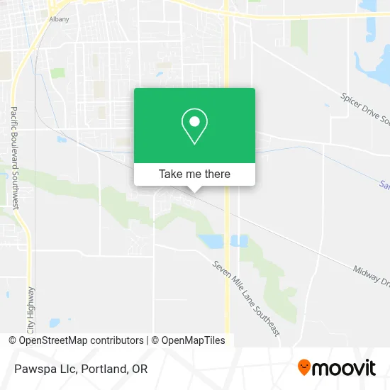 Pawspa Llc map