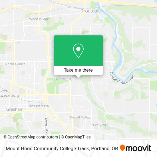 Mount Hood Community College Track map