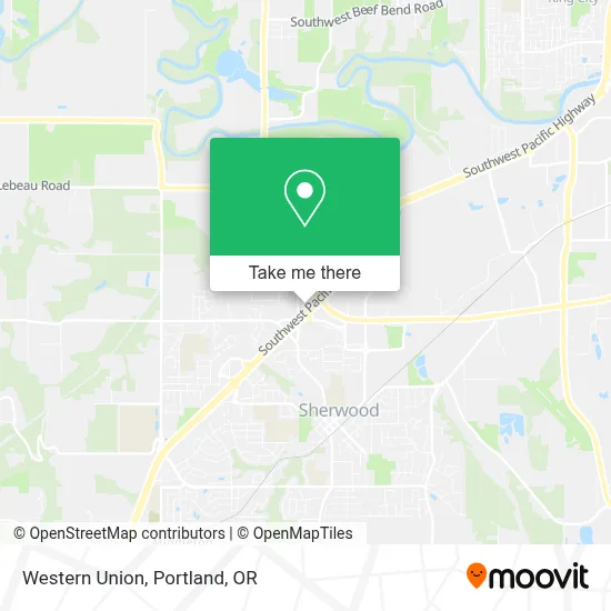 Western Union map