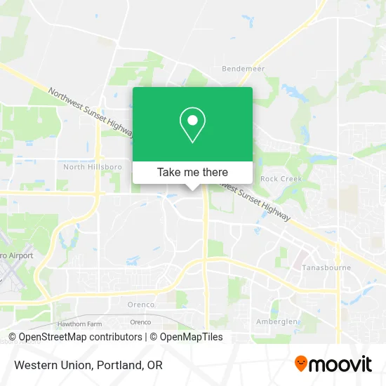 Western Union map