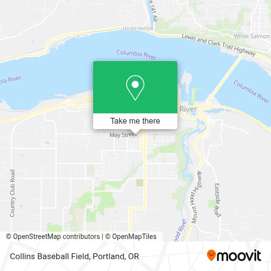 Collins Baseball Field map