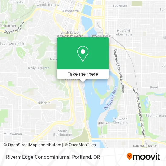 River's Edge Condominiums map
