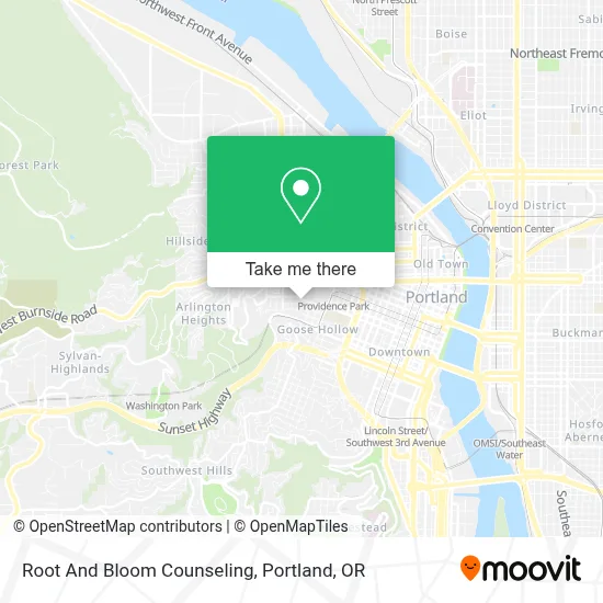 Root And Bloom Counseling map