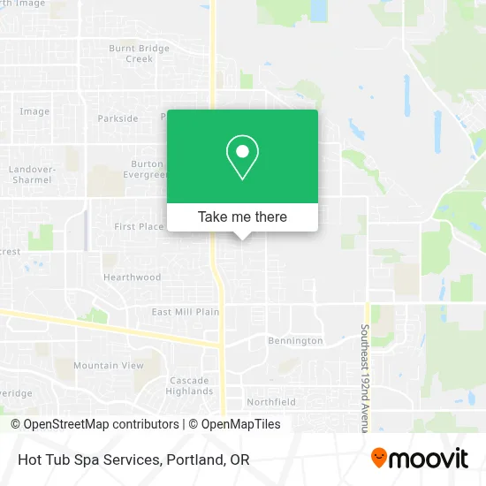 Hot Tub Spa Services map