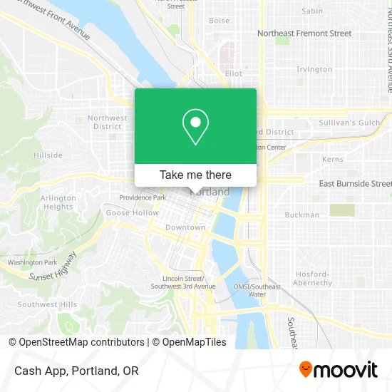 Cash App map