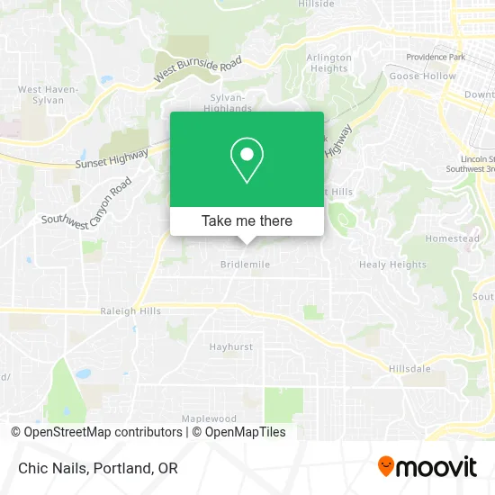 Chic Nails map
