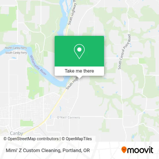 Mimi' Z Custom Cleaning map