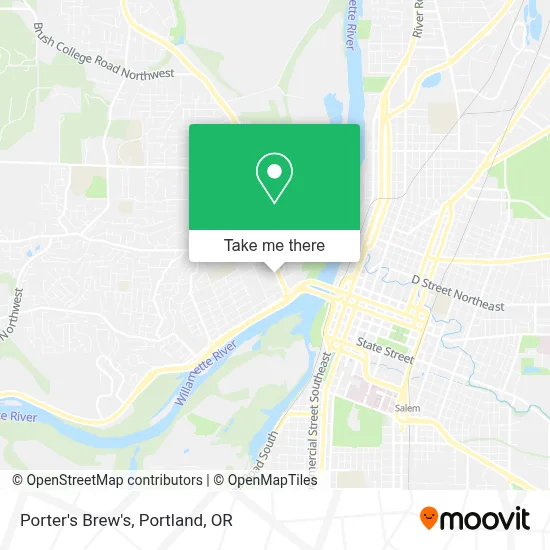 Porter's Brew's map